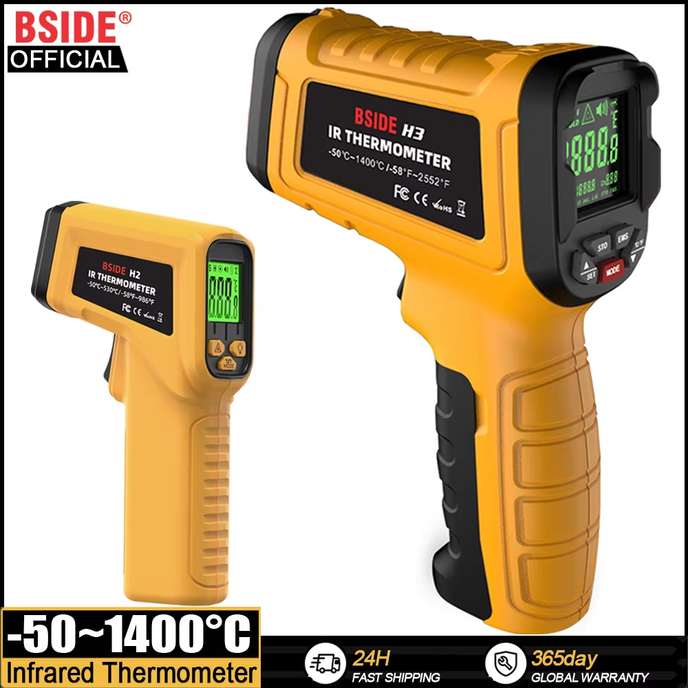 Industrial Laser Thermometer - BSIDE Infrared Thermometer H2 -50~530 Professional