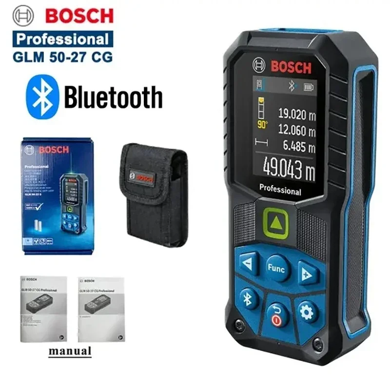 Industrial Green Laser - Bosch GLM50-27CG Laser Rangefinder 50M Green