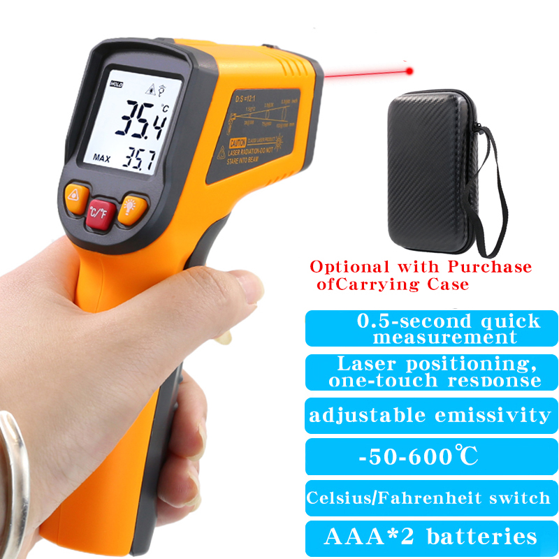 Industrial Laser Thermometer - NJTY Infrared Thermometer Industrial High Precision