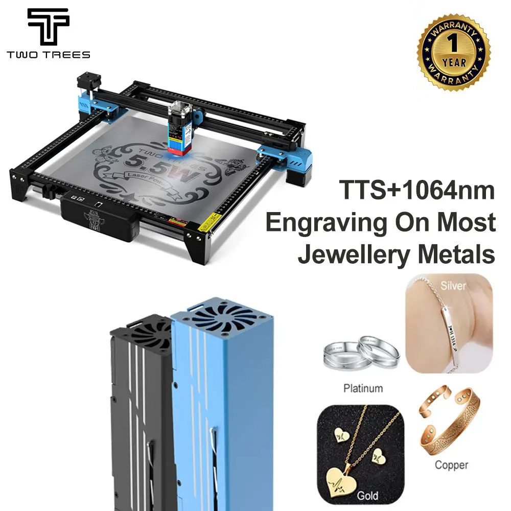 Industrial Laser Technology - TWOTREES TTS-55 Laser Engraving Machine With