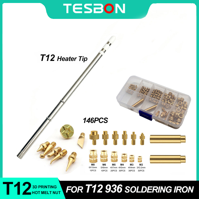 Industrial Laser Soldering Iron - 3D Printed Hot Melt Nut Embedded