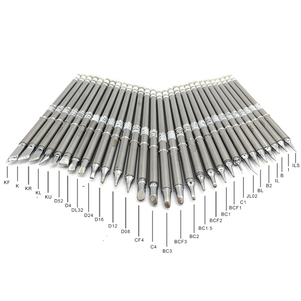 Industrial Laser Soldering Iron - T12 Soldering Iron tips Replacement Various