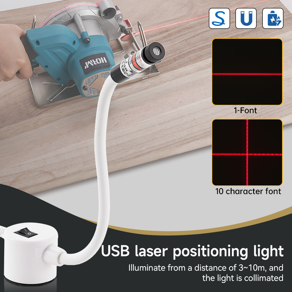 Industrial Laser Technology - USB Powered Red Laser Light Sewing