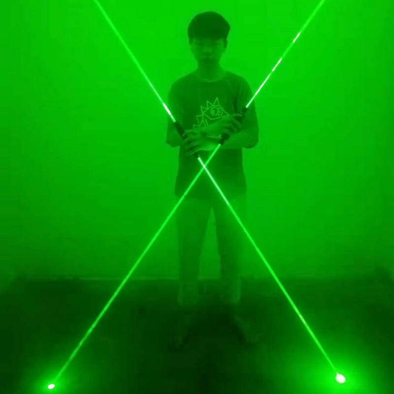 Industrial Green Laser - Green light 532nmLaser flashlight Double head