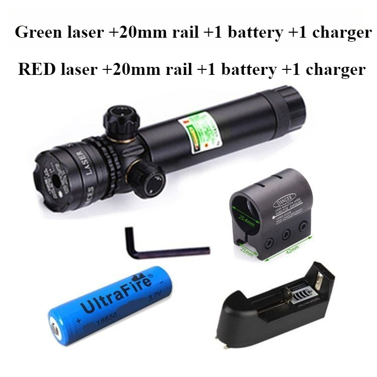 Industrial Green Laser - Red and Green Laser Sight, Adjustable