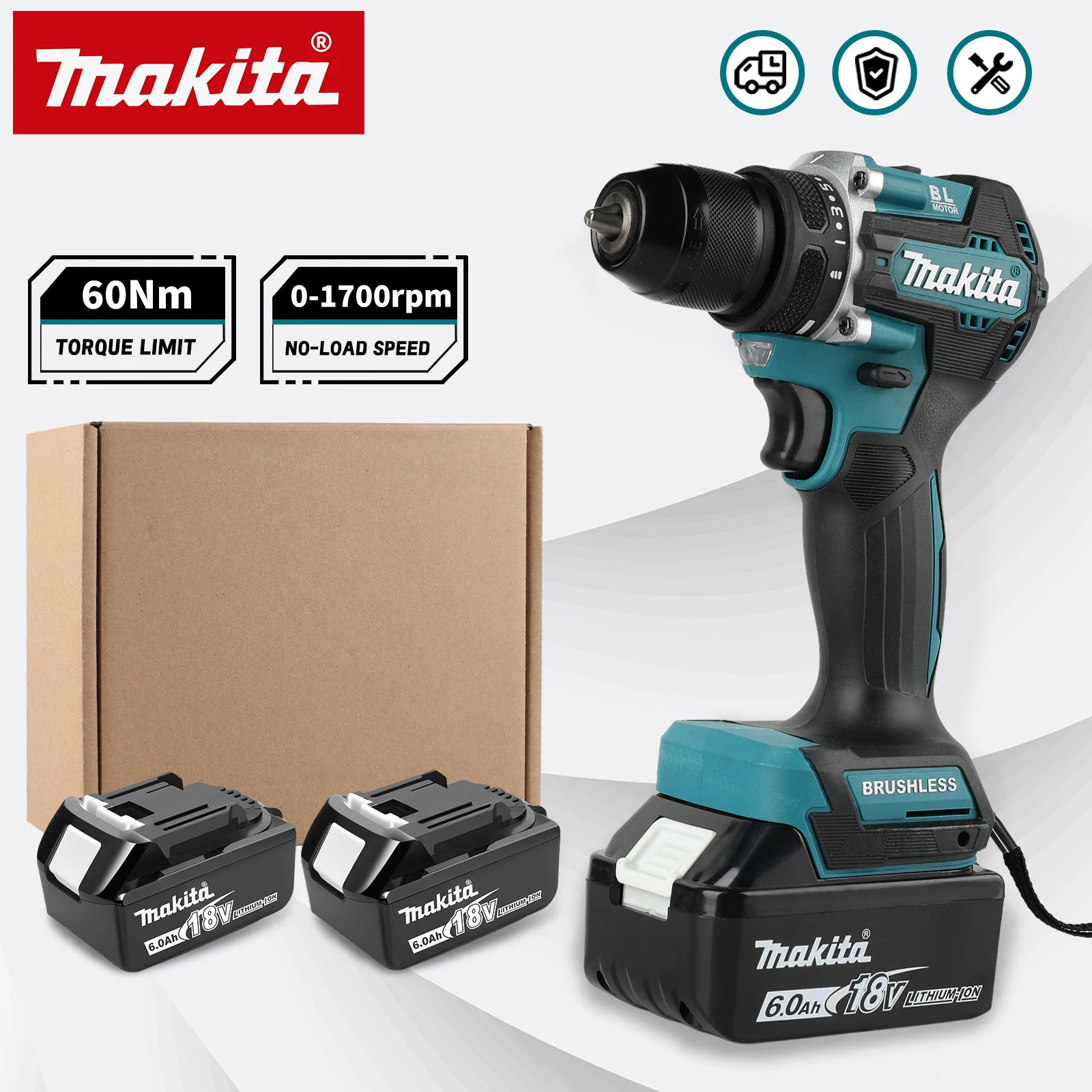 Makita DDF487 18V Lithium Dril - Makita Drill Ddf484 评论和价格
