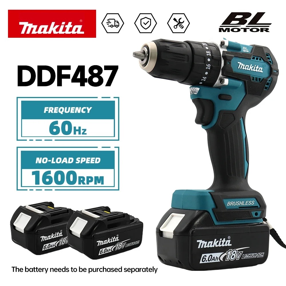 Makita DDF487 18V Brushless Co - Makita Drill Ddf484 评论和价格