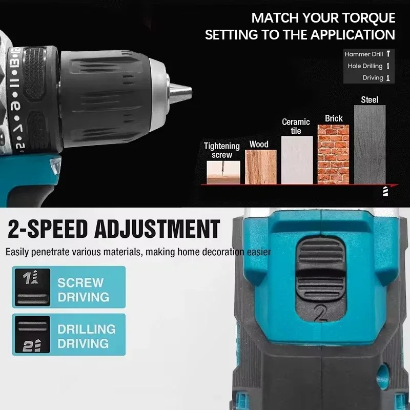Makita DDF487 18V Brushless Co - Makita Drill Ddf484 评论和价格