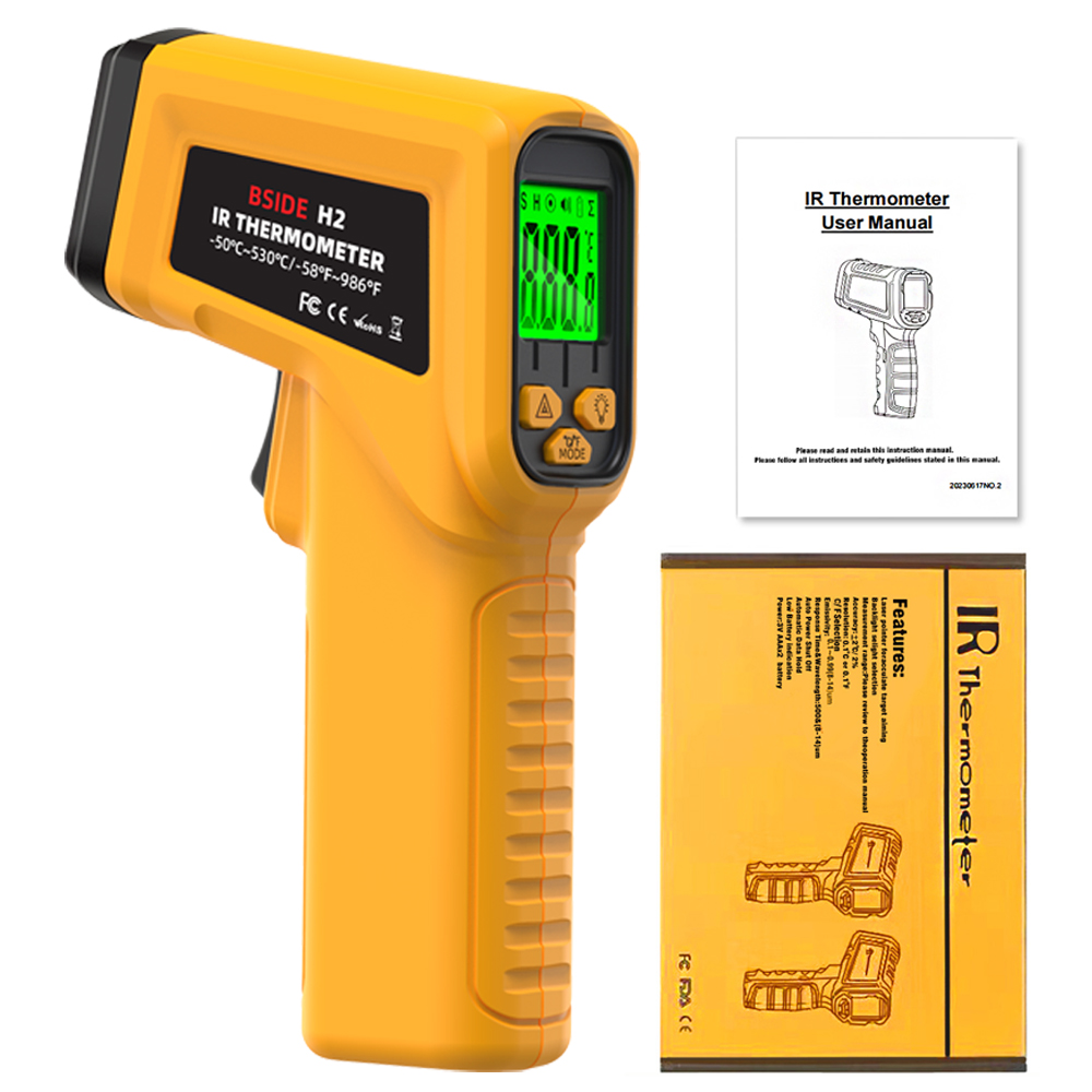 BSIDE Infrared Thermometer H2  - Industrial Laser Thermometer 评论和价格