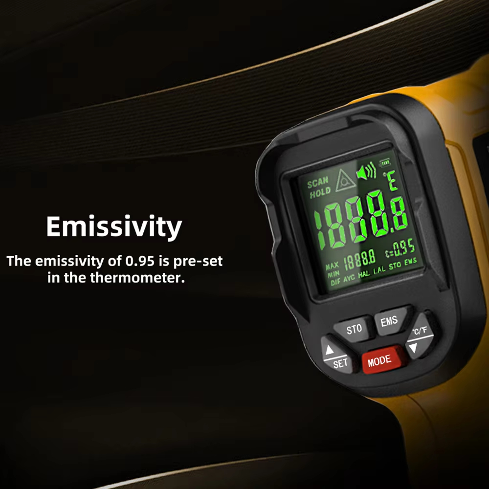 BSIDE Infrared Thermometer H2  - Industrial Laser Thermometer 评论和价格