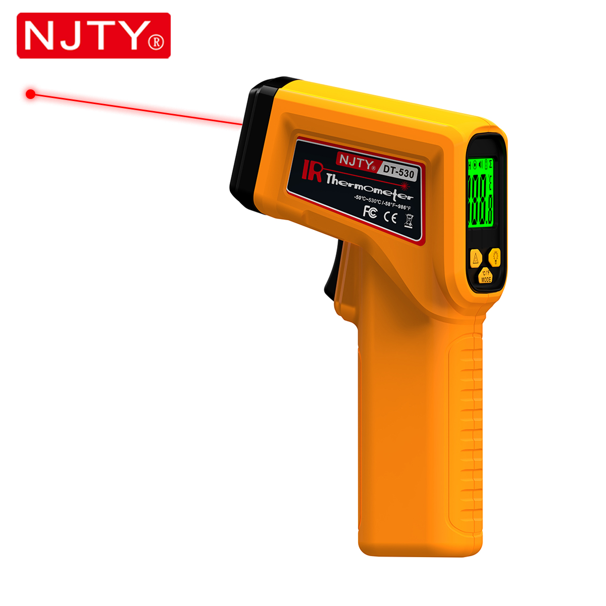 NJTY Infrared Thermometer Lase - Industrial Laser Thermometer 评论和价格
