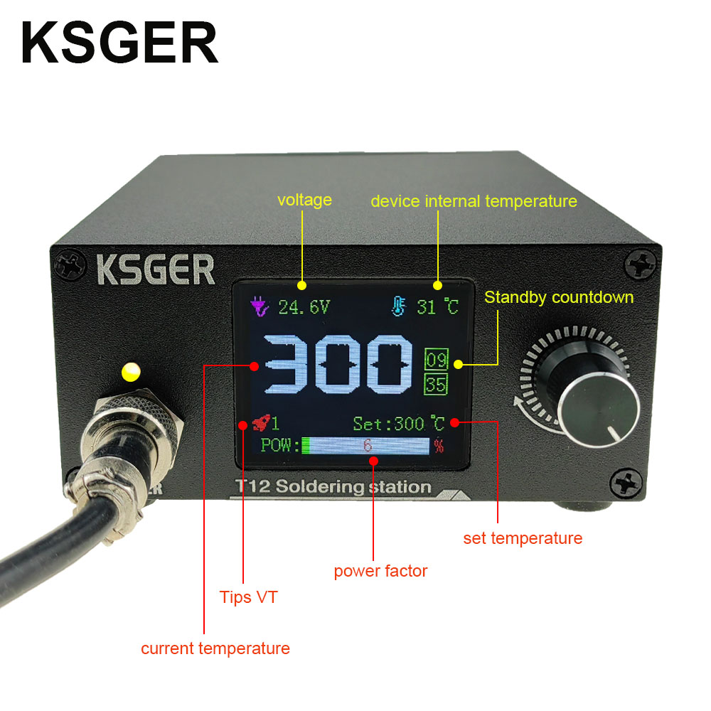 KSGER T12 Soldering Station Ir - Industrial Laser Soldering Iron 评论和价格