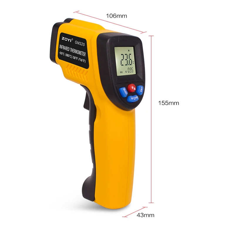 Digital Infrared Thermometer N - Industrial Laser Thermometer 评论和价格