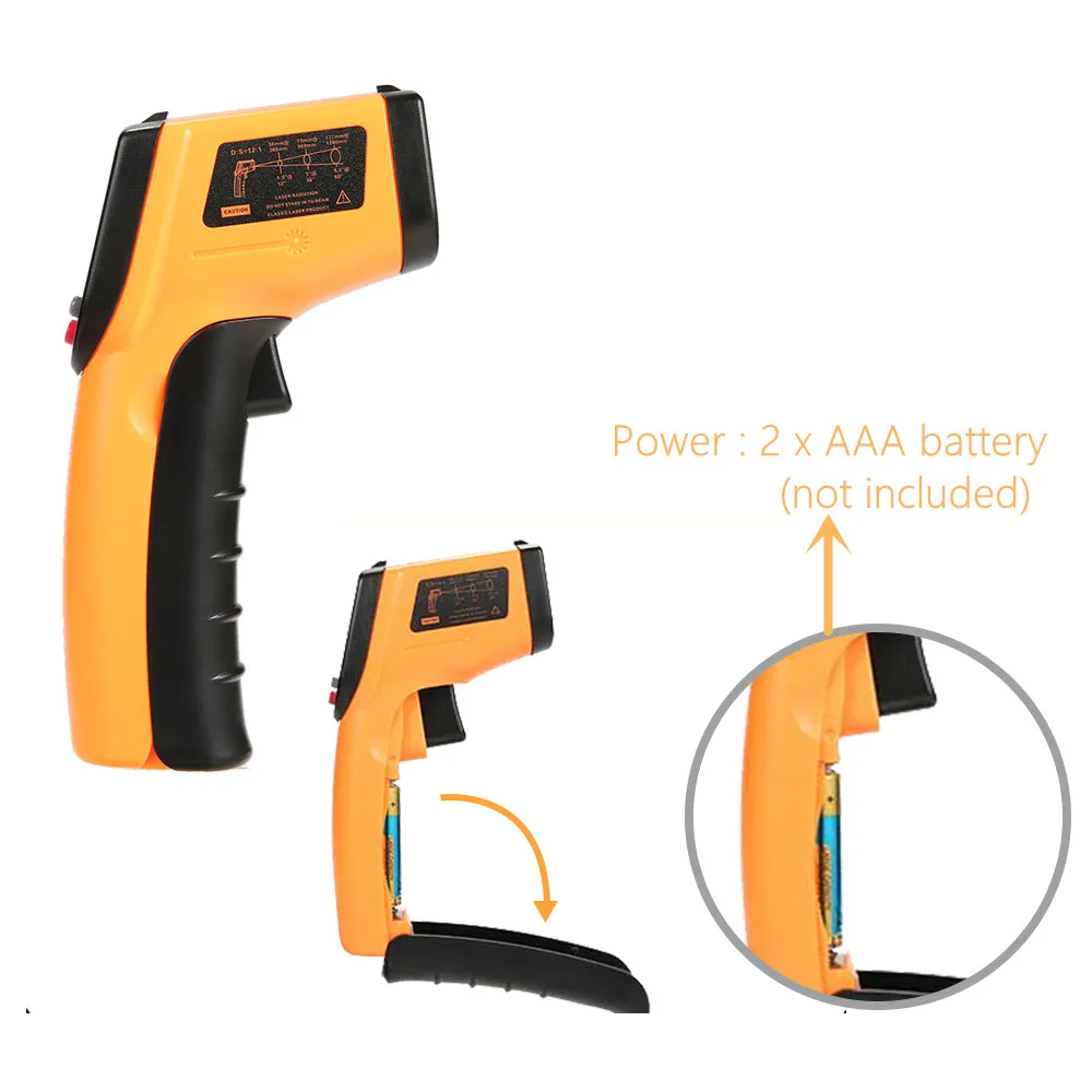 Digital Infrared Thermometer N - Industrial Laser Thermometer 评论和价格