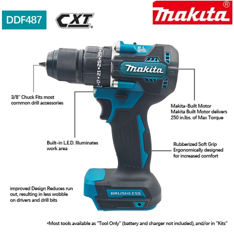 Makita Battery 18v  Makita DDF - Makita Drill Ddf484 评论和价格