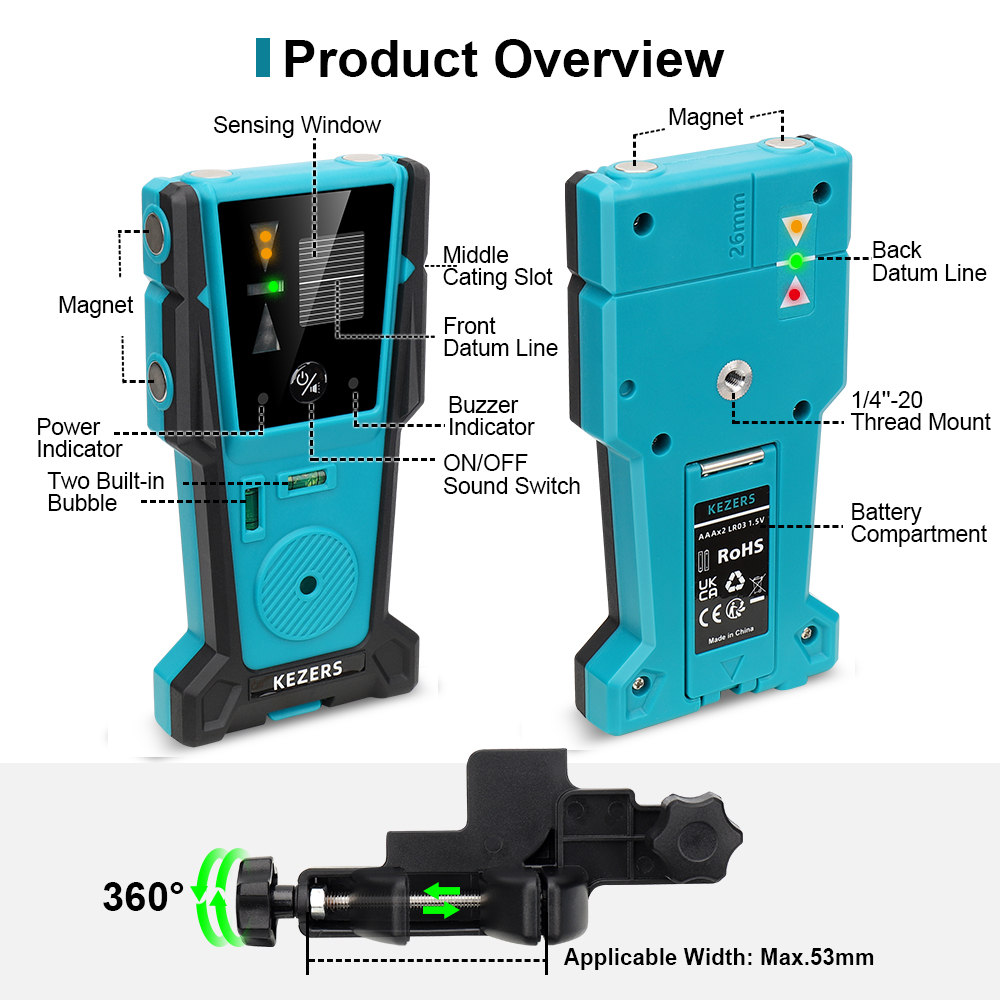 KEZERS Red Green Laser Level R - Industrial Green Laser 评论和价格