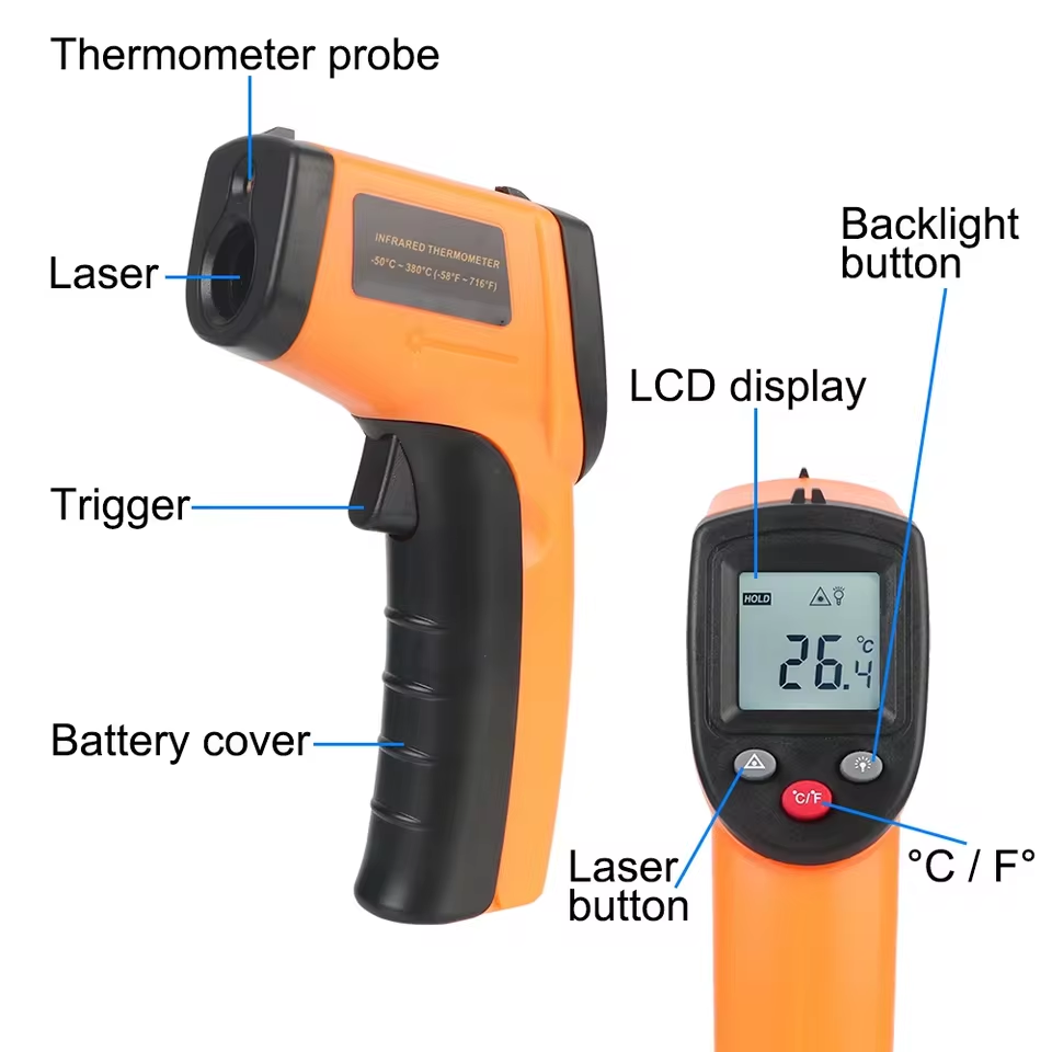 New T600 T600A Digital Infrare - Industrial Laser Thermometer 评论和价格
