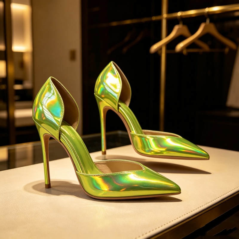 Sexy Nightclub Footwear Fluore - Industrial Green Laser 评论和价格