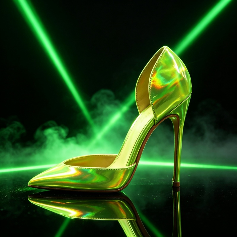 Sexy Nightclub Footwear Fluore - Industrial Green Laser 评论和价格