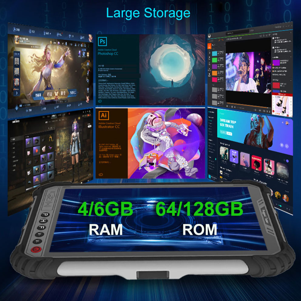 Rugged Tablet RJ45 4GB+64GB 4G - Industrial Laser Scanner 评论和价格