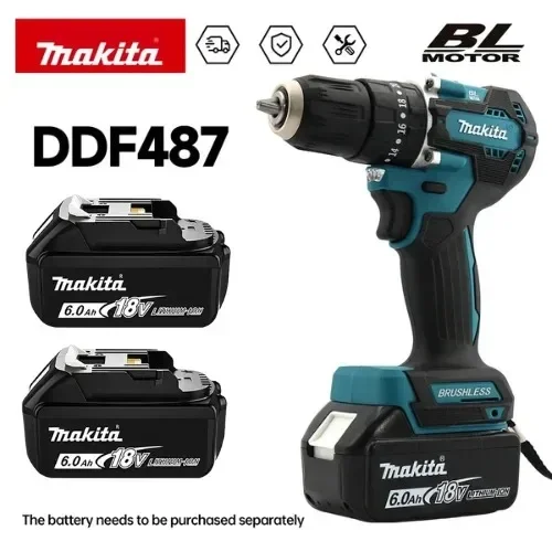 Makita 100%Original DDF487 Cor - Makita Drill Ddf484 评论和价格