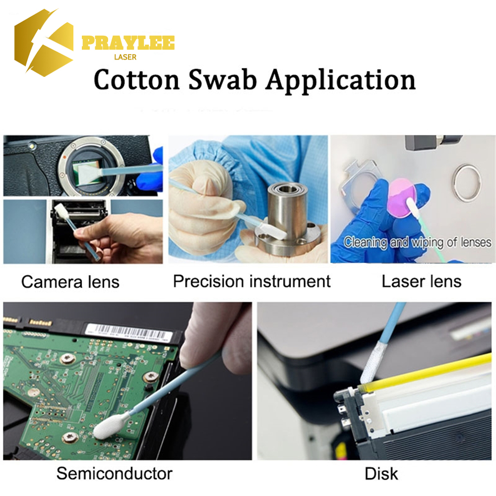 Praylee 100PCS Industry Cotton - Industrial Laser For Cleaning 评论和价格