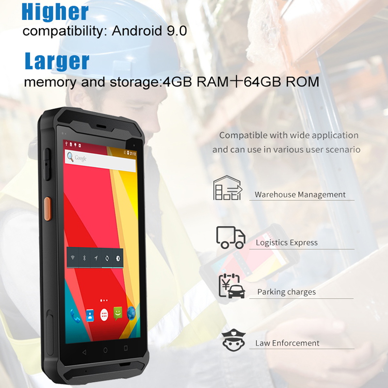 RUGLINE 5.5 inch Android PDA 4 - Industrial Laser Scanner 评论和价格