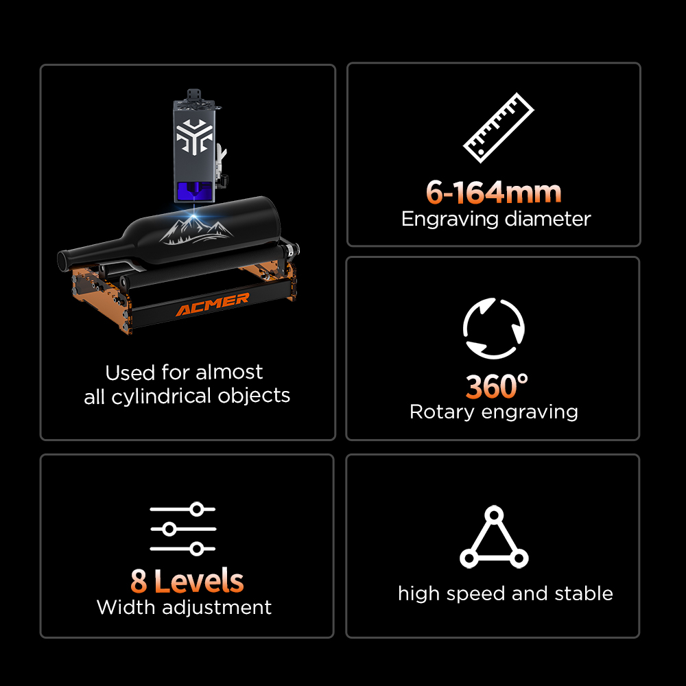 ACMER M3 Laser Rotary Roller 3 - Industrial Laser Technology 评论和价格