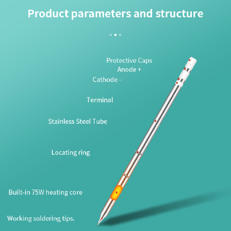 5pcs/1pc T12 Series Integrated - Industrial Laser Soldering Iron 评论和价格