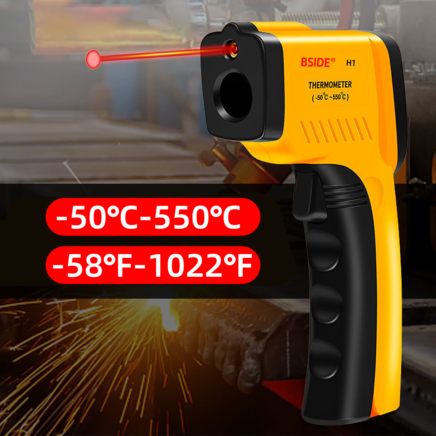 Digital Infrared Thermometer - - Industrial Laser Thermometer 评论和价格