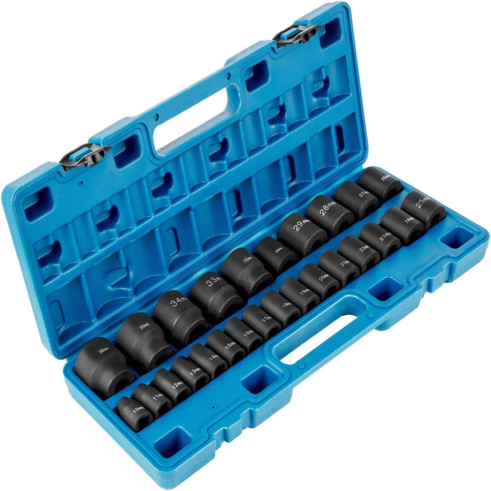 Metric Impact Socket Set, CR-V - Industrial Laser Etching 评论和价格