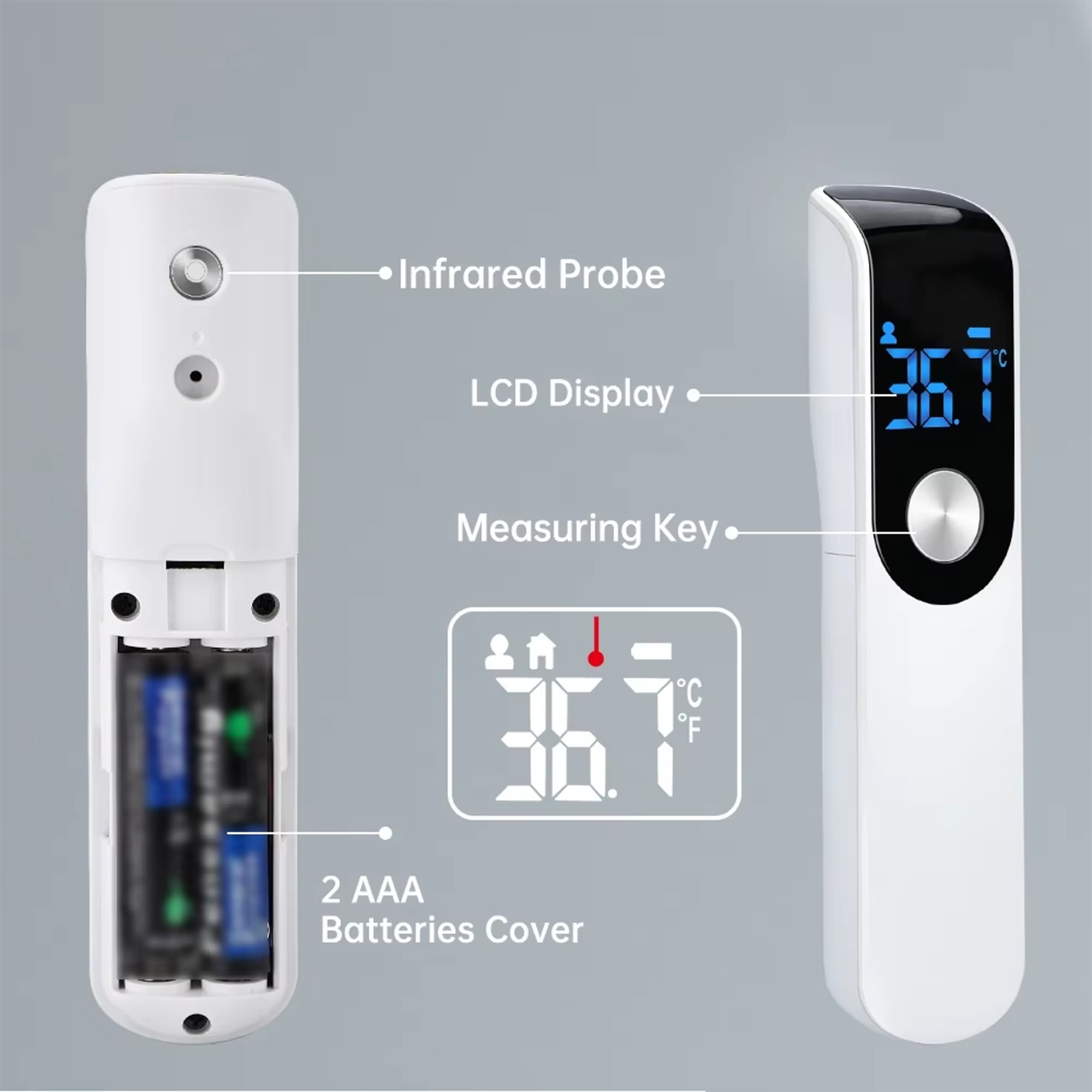 Infrared Fever Thermometer Med - Industrial Laser Thermometer 评论和价格