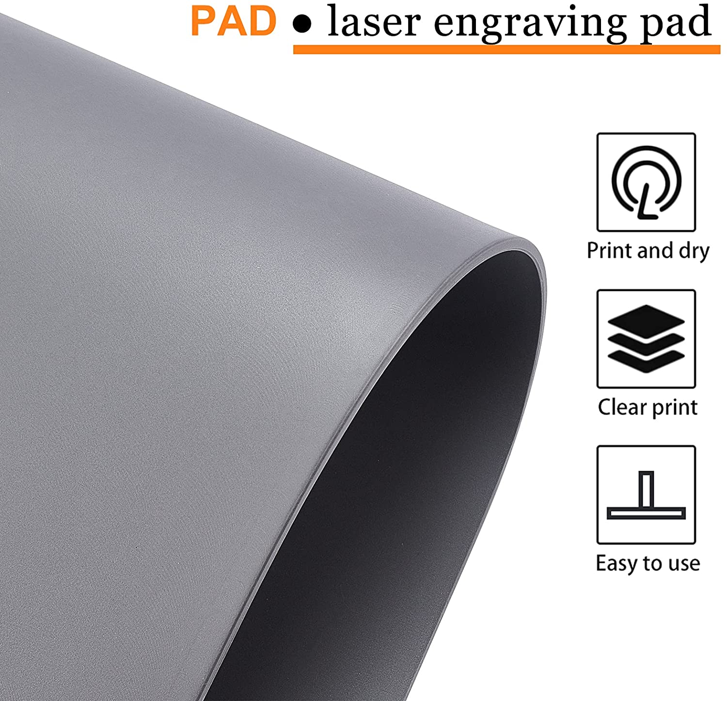 A4 Rubber Mat DIY Laser engrav - Industrial Laser Technology 评论和价格