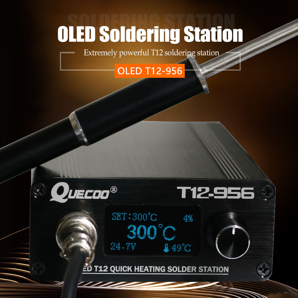 QUECOO T12-956 Soldering Digit - Industrial Laser Soldering Iron 评论和价格