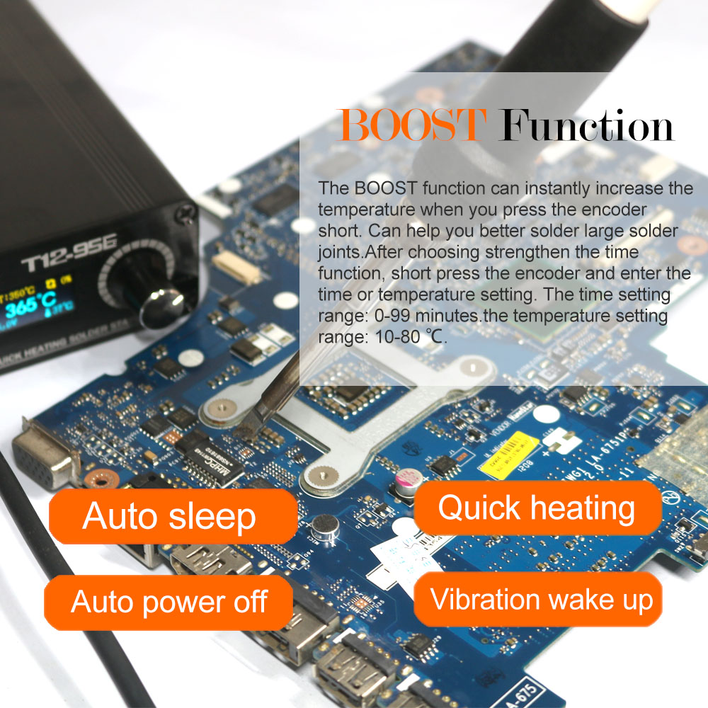QUECOO T12-956 Soldering Digit - Industrial Laser Soldering Iron 评论和价格