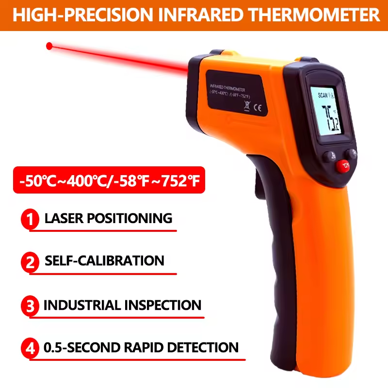 Handheld Infrared Thermometer  - Industrial Laser Uses 评论和价格