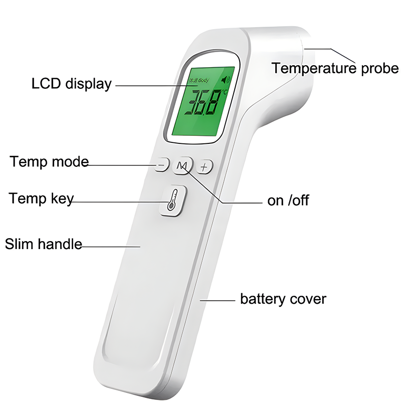 Oximeter Infrared Fever Thermo - Industrial Laser Thermometer 评论和价格