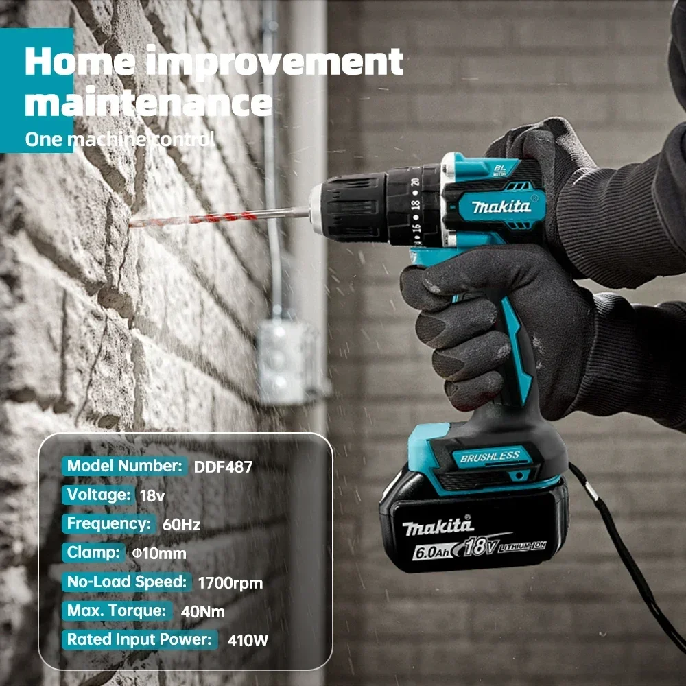 Makita DDF487 Brushless screwd - Makita Drill Ddf484 评论和价格
